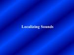 Localizing Sounds - slide 1