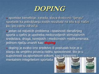 DOPING