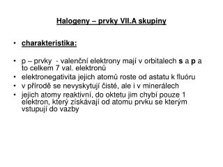 halogeny prvky vii a skupiny