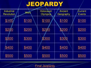 JEOPARDY