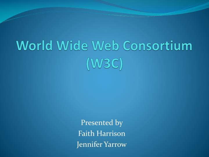 world wide web consortium w3c