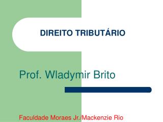 direito tribut rio