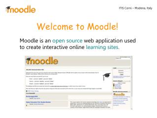 Welcome to Moodle!