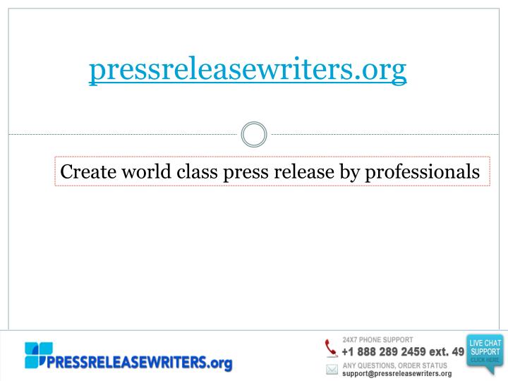 pressreleasewriters org