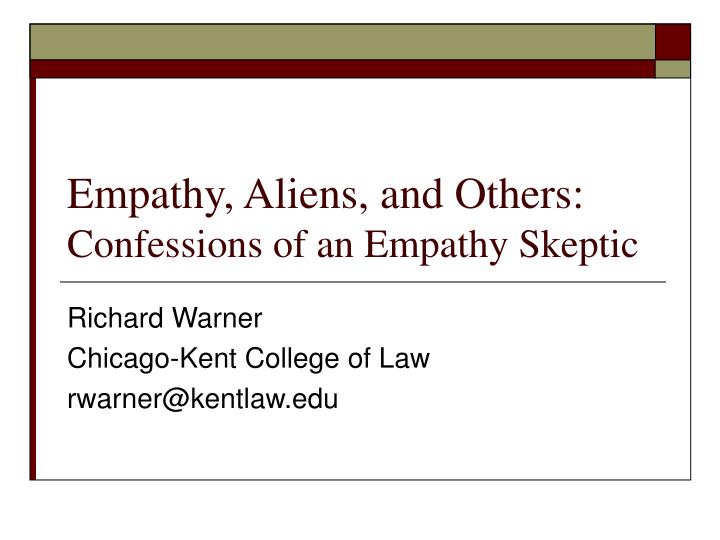 empathy aliens and others confessions of an empathy skeptic