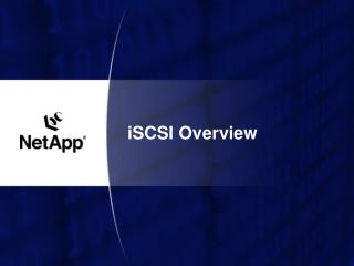 iSCSI Overview