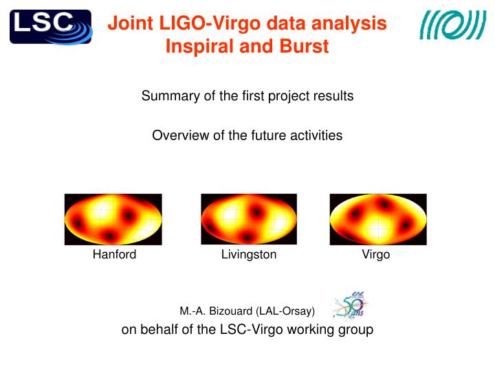 joint ligo virgo data analysis inspiral and burst