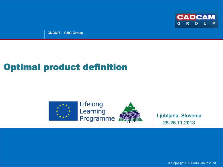 optimal product definition