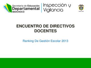 encuentro de directivos docentes