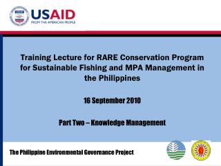 The Philippine Environmental Governance Project