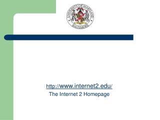 internet2 / The Internet 2 Homepage
