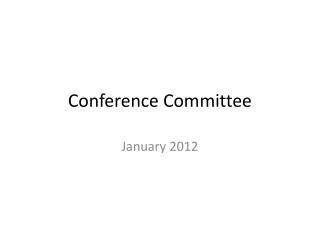 Conference Committee