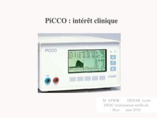 picco int r t clinique