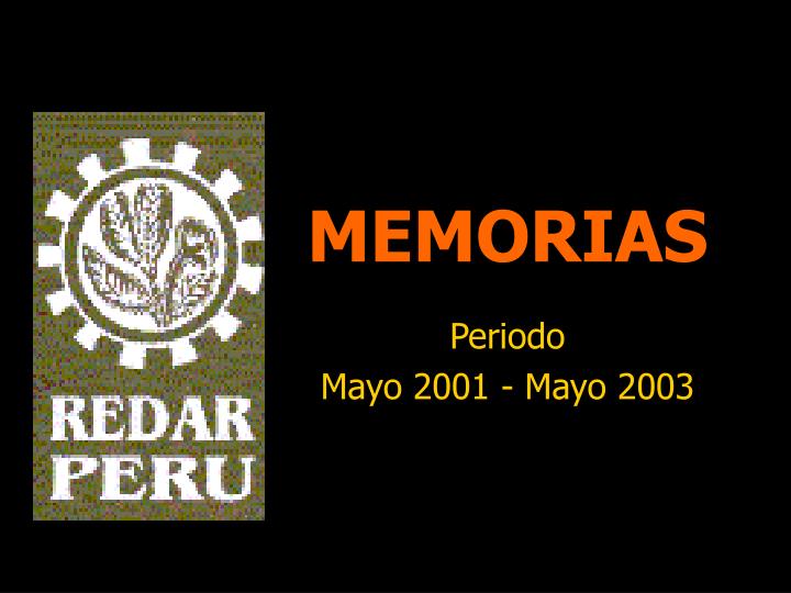 memorias