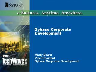 Sybase Corporate Development