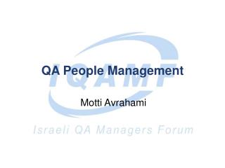 QA People Management