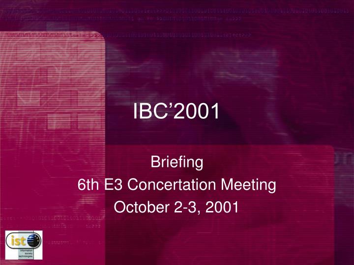ibc 2001