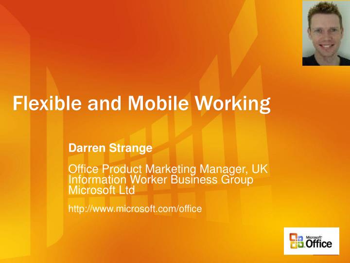 flexible and mobile working