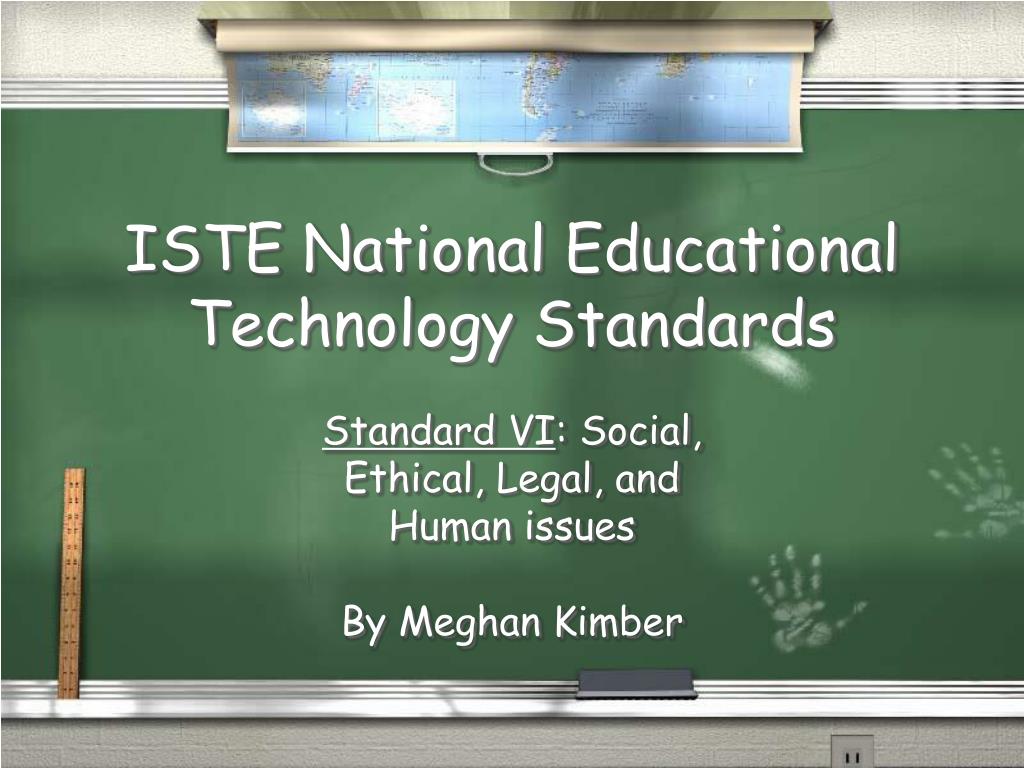 PPT - ISTE National Educational Technology Standards PowerPoint ...