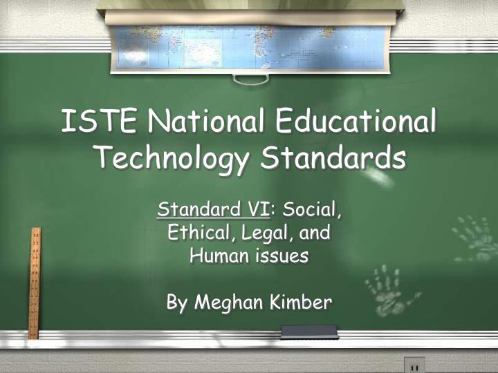 iste national educational technology standards