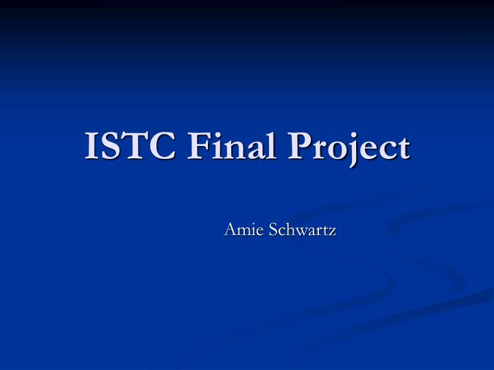 istc final project