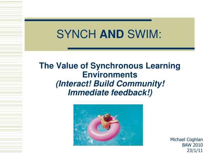 synch and swim