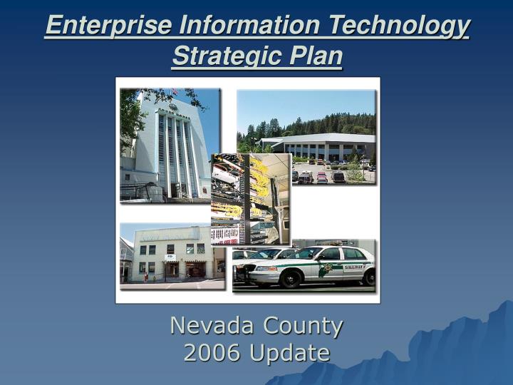 enterprise information technology strategic plan