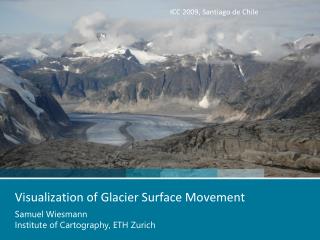 Visualization of Glacier Surface Movement