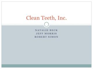 Clean Teeth, Inc.