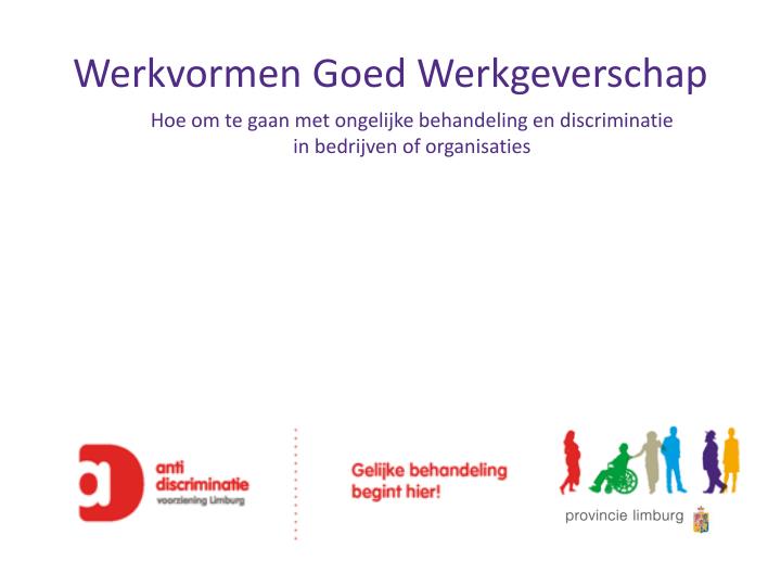 werkvormen goed werkgeverschap