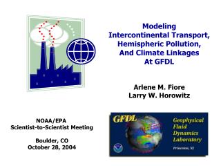Modeling Intercontinental Transport, Hemispheric Pollution, And Climate Linkages At GFDL