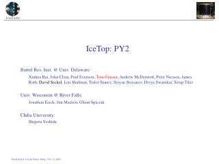 IceTop: PY2