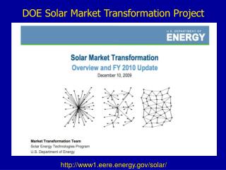 DOE Solar Market Transformation Project