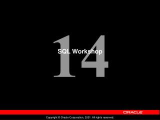 SQL Workshop