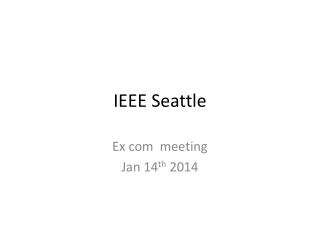 IEEE Seattle