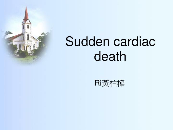 sudden cardiac death