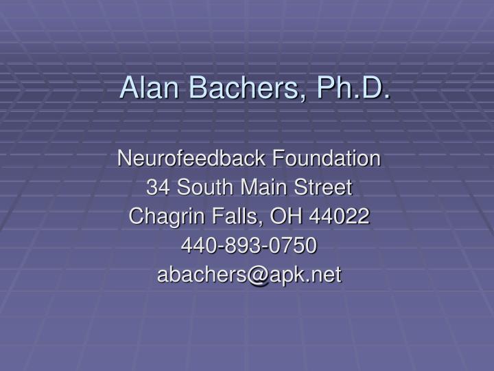 neurofeedback foundation 34 south main street chagrin falls oh 44022 440 893 0750 abachers@apk net