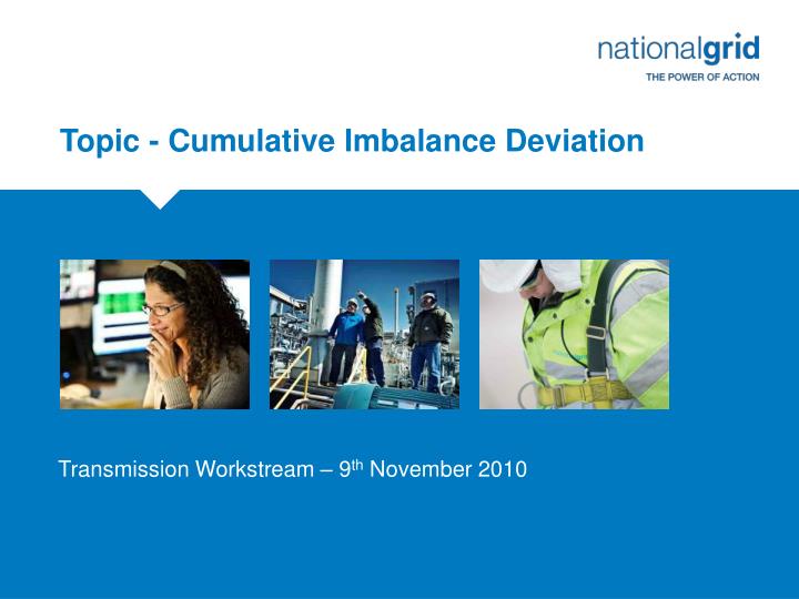 topic cumulative imbalance deviation