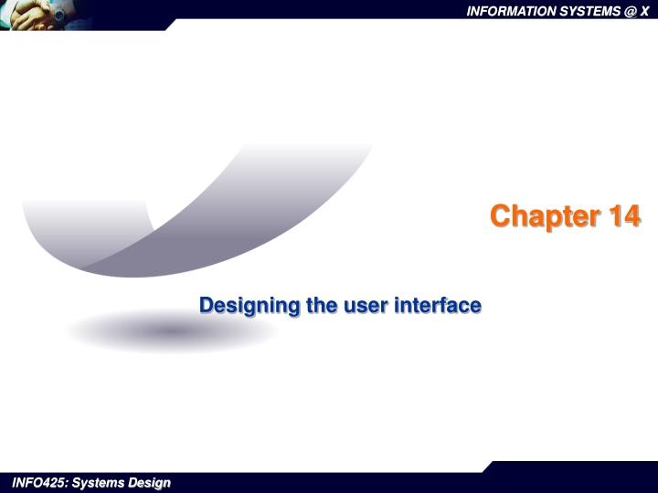 designing the user interface