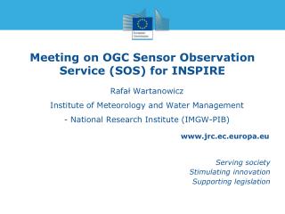 Meeting on OGC Sensor Observation Service (SOS) for INSPIRE
