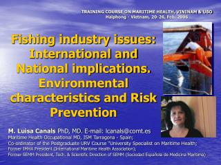 M. Luisa Canals PhD, MD. E-mail: lcanals@comt.es