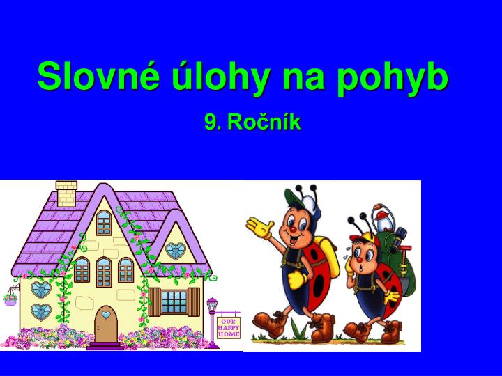 slovn lohy na pohyb