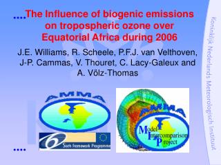 The Influence of biogenic emissions on tropospheric ozone over Equatorial Africa during 2006