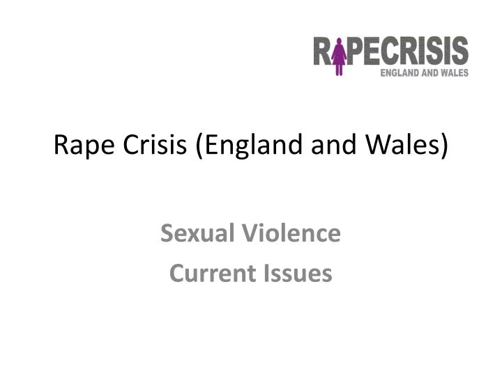 rape crisis england and wales