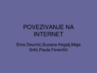 povezivanje na internet
