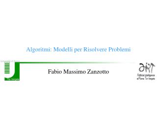 algoritmi modelli per risolvere problemi