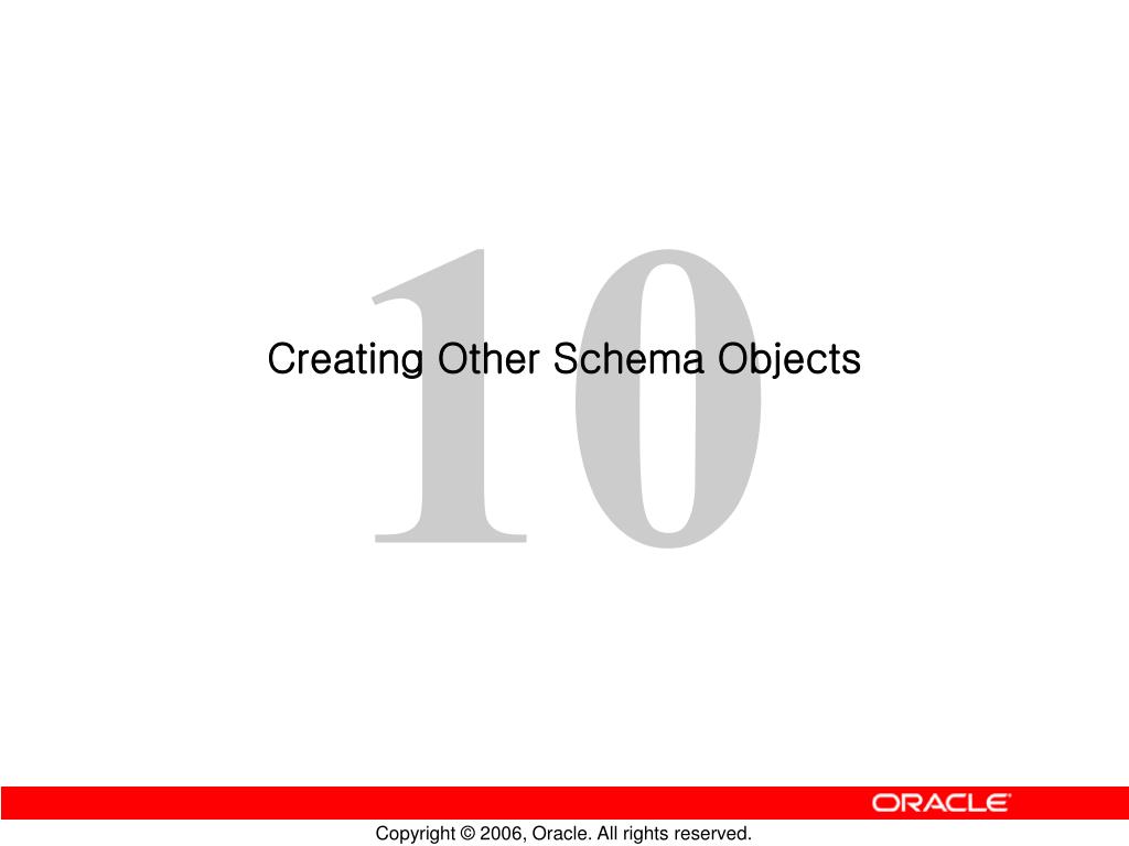 PPT - Creating Other Schema Objects PowerPoint Presentation, free ...