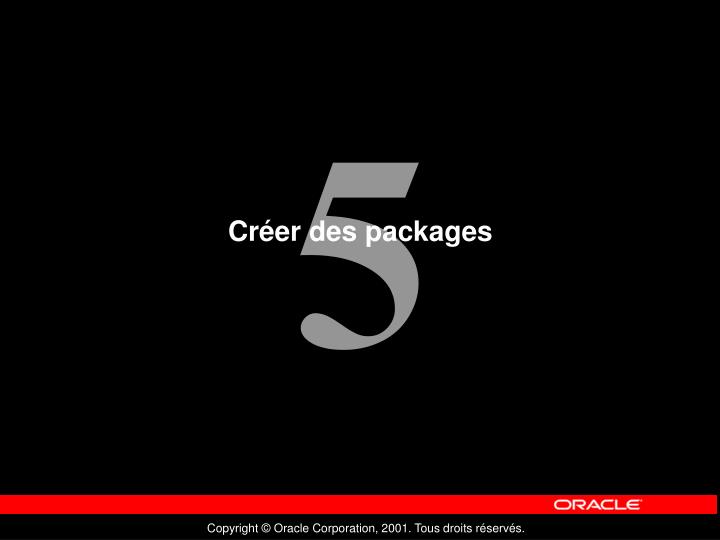 cr er des packages