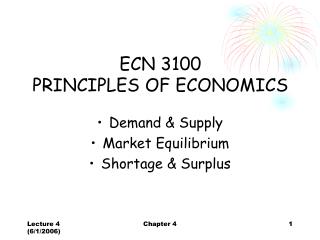 ecn 3100 principles of economics