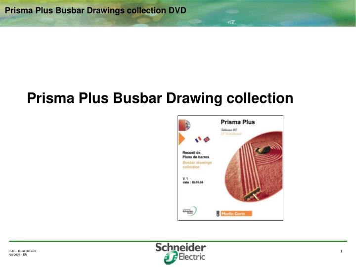 prisma plus busbar drawing collection